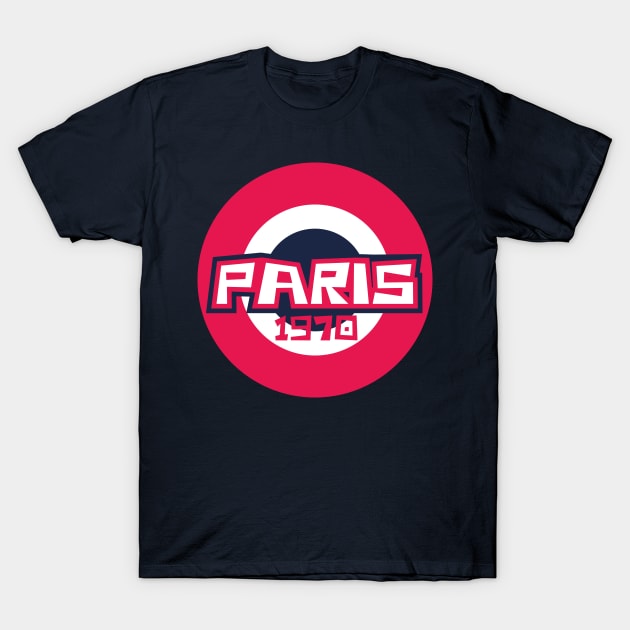 PARIS 1970 T-Shirt by lounesartdessin